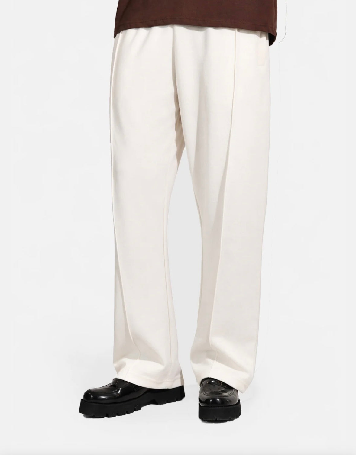 OFF WHITE PLEATED TROUSER